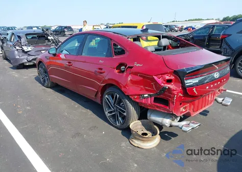 2024 Hyundai Sonata N Line z USA, uszkodzony, nr VIN KMHL54JCXRA384953